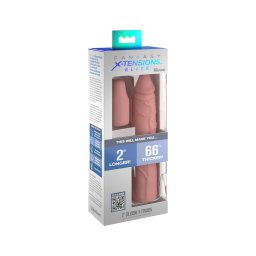 Pipedream - X-TENSION Elite 2 - méretre vágható péniszköpeny (testszínű)