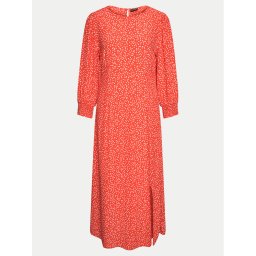 Pieces Nyári ruha Sui 17149330 Piros Regular Fit