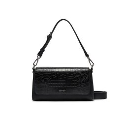 Calvin Klein Táska Ck Must Shoulder Bag_Croco K60K612111 Fekete