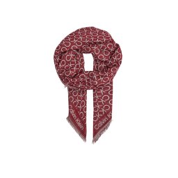Calvin Klein Kendő Monogram Jacquard Scarf 130X130 K60K608779 Piros