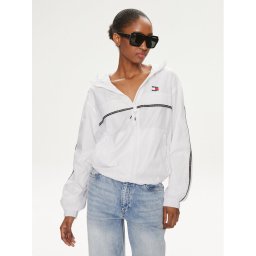 Tommy Jeans Széldzseki Chicago DW0DW17753 Fehér Regular Fit