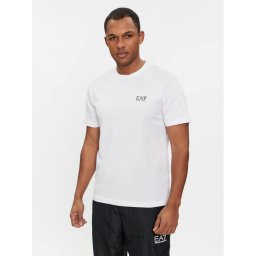 EA7 Emporio Armani Póló 8NPT18 PJ02Z 1100 Fehér Regular Fit