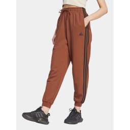 adidas Melegítő alsó Essentials 3-Stripes IL3451 Barna Loose Fit