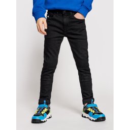 Calvin Klein Jeans Farmer IB0IB00766 Fekete Slim Fit