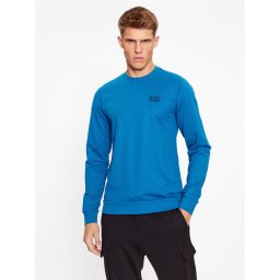 EA7 Emporio Armani Pulóver 8NPM52 PJ05Z 1584 Kék Regular Fit