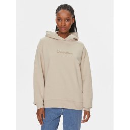 Calvin Klein Pulóver Hero Logo K20K205449 Bézs Regular Fit