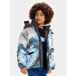Desigual Télikabát 23WBEW04 Szürke Regular Fit