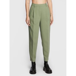 Bruuns Bazaar Szövet nadrág Cindy Sus Dagny BBW2393 Zöld Loose Fit