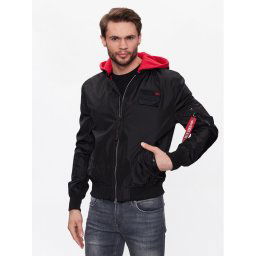 Alpha Industries Bomber dzseki MA-1 126117 Fekete Regular Fit