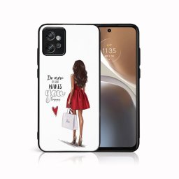 PROTEMIO MY ART Védőhuzat Motorola Moto G32 RED DRESS (137) készülékhez