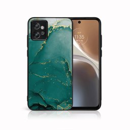 PROTEMIO MY ART Védőburkolat Motorola Moto G32 GREEN MARBLE (145) készülékhez