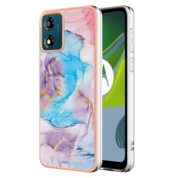 IMD MARBLE Védőburkolat a Motorola Moto-hoz E13 BLUE