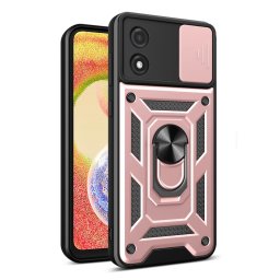 RING KAMERA Borító tartóval Motorola Moto E13 rózsaszín