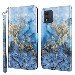 ART Tárcatakaró a Motorola Moto-hoz E13 BLUE MARBLE