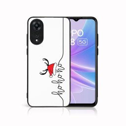PROTEMIO MY ART Karácsonyi kivitelű borító Oppo A78 5G HOHOHO (073)