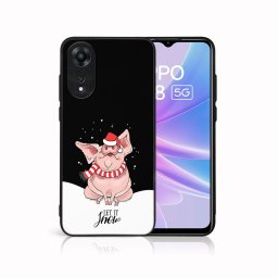 PROTEMIO MY ART Karácsonyi dizájnú borító Oppo A78 5G HAJJON HÓT (075)