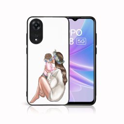 PROTEMIO MY ART Védőburkolat a Oppo A78 számára 5G BABY GIRL (111)