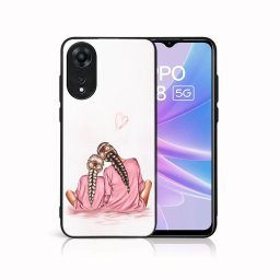 PROTEMIO MY ART Védőburkolat a Oppo-hoz A78 5G LÁNYA (114)