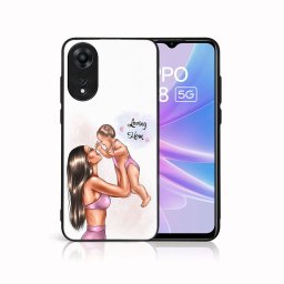 PROTEMIO MY ART Védőhuzat Oppo A78 számára 5G LOVING MOM (115)