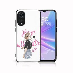 PROTEMIO MY ART Védőburkolat a Oppo-hoz A78 5G WHATSUP (132)