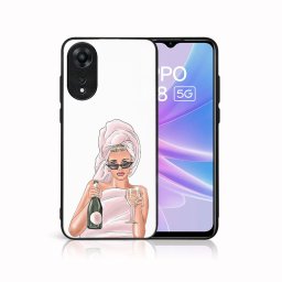 PROTEMIO MY ART Védőburkolat a Oppo-hoz A78 5G CHAMPAGNE (134)