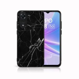 PROTEMIO MY ART Védőburkolat: Oppo A78 5G BLACK MARBLE (142)