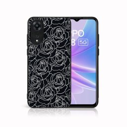PROTEMIO MY ART Védőburkolat a Oppo-hoz A78 5G ROSES (172)