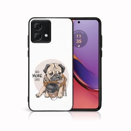 PROTEMIO MY ART Védőburkolat a Motorola Moto-hoz G84 5G tengervíz-tengerre COFFEE (184)
