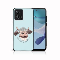 PROTEMIO MY ART Védőburkolat a Motorola Moto G53-hoz 5G HAPPY COW (181)