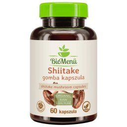 BioMenü BIO SHIITAKE gomba kapszula 60 db