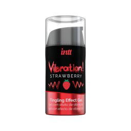 Intt Vibration! - folyékony vibrátor - eper (15ml)