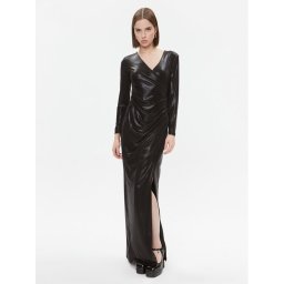 Fracomina Estélyi ruha FQ23WD3012W47601 Fekete Slim Fit