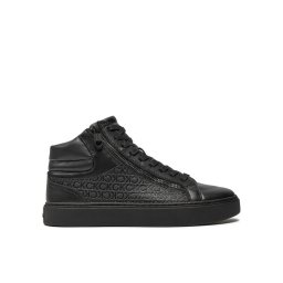 Calvin Klein Sportcipők High Top Lace Up W/ Zip Mono HM0HM01497 Fekete