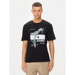 Jack&Jones Póló Jjclarc 12247768 Fekete Relaxed Fit