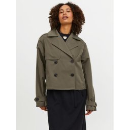 JJXX Átmeneti kabát Carlie 12248654 Zöld Relaxed Fit