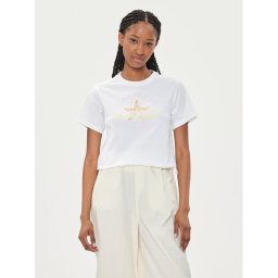 Converse Póló W Chuck Patch Infill Tee 10026362-A01 Fehér Regular Fit