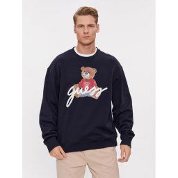 Guess Pulóver Eco Max M4RQ34 KBJ31 Sötétkék Regular Fit