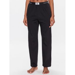 Calvin Klein Underwear Pizsama nadrág 000QS6948E Fekete Relaxed Fit