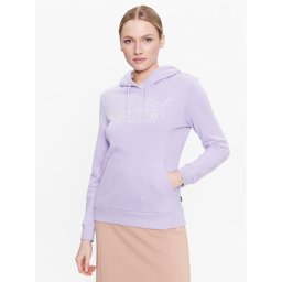 Puma Pulóver Ess 673788 Lila Regular Fit