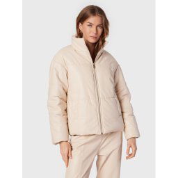 Liu Jo Műbőr dzseki WF2175 E0392 Bézs Regular Fit