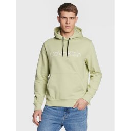Calvin Klein Pulóver Logo K10K107033 Zöld Regular Fit