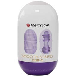 Pretty Love Smooth Stripes Cupid-X maszturbátor (lila)