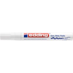 Lakkmarker 2-4mm, kerek Edding 750 fehér