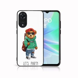PROTEMIO MY ART Védőburkolat a Oppo-hoz A78 BEAR (177)