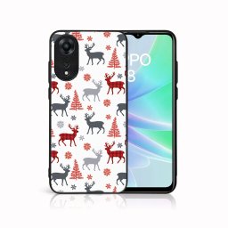 PROTEMIO MY ART Karácsonyi kivitelű borító Oppo A78 DEER (068)
