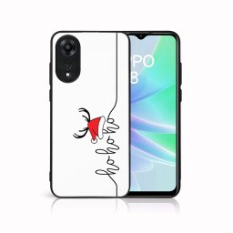 PROTEMIO MY ART Karácsonyi kivitelű borító Oppo A78 HOHOHO (073)