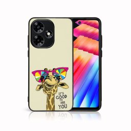 PROTEMIO MY ART Védőburkolat Infinixhez Hot 30 ZSIRÁF (180)