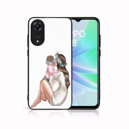 PROTEMIO MY ART Védőhuzat Oppo A78 BABY számára GIRL (111)