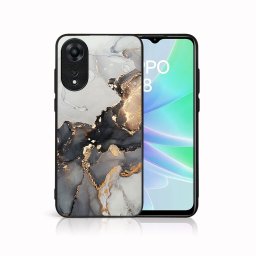PROTEMIO MY ART Védőburkolat a Oppo-hoz A78 GREY MARBLE (140)