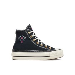 Converse Tornacipő Chuck Taylor All Star Lift Crafted Stitching Platform A08731C Fekete